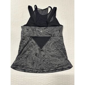 lululemon athletica Black and Gray Tank Top